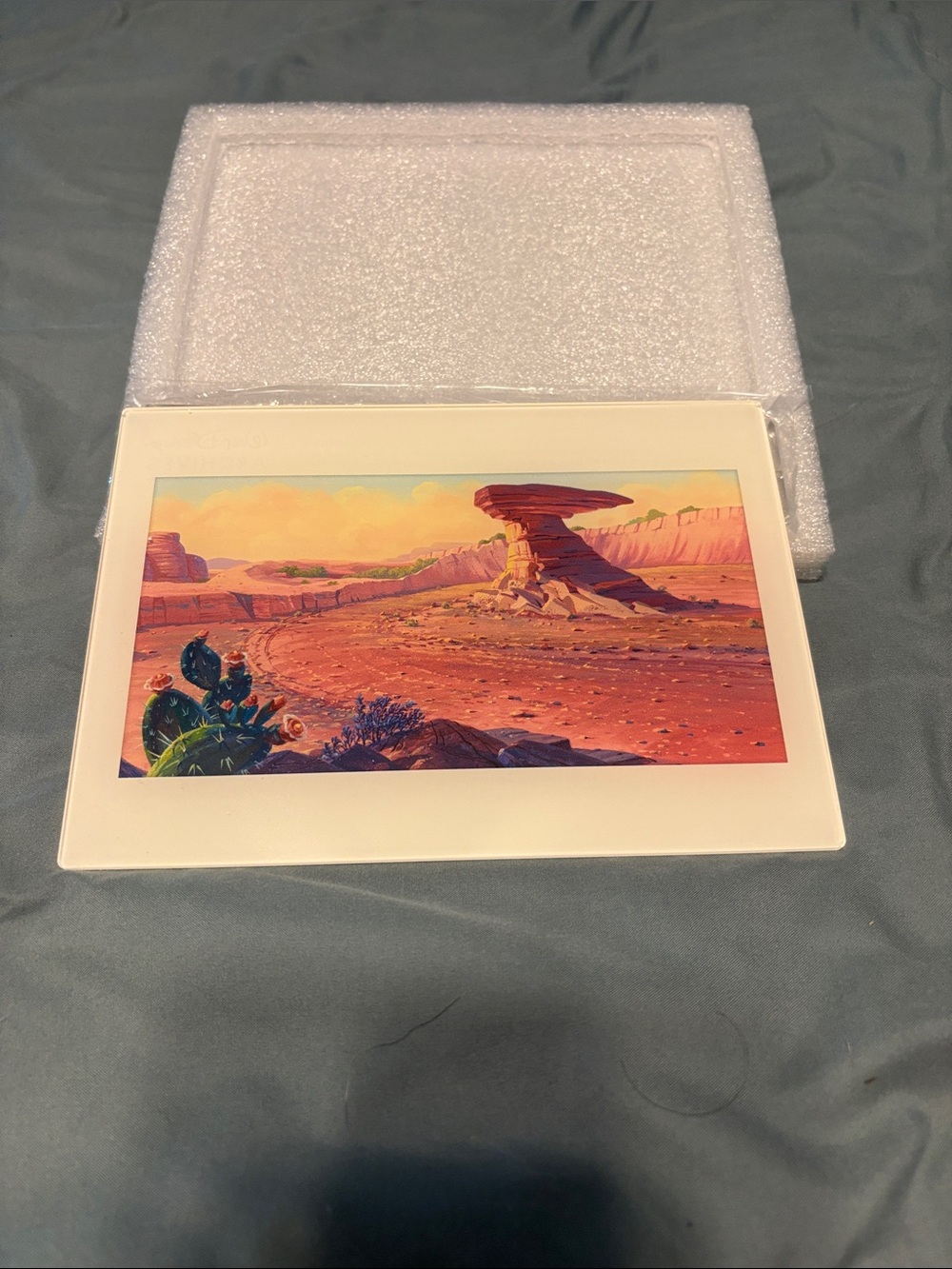 Disney Desert Vista Art Print - Orange Pink Green